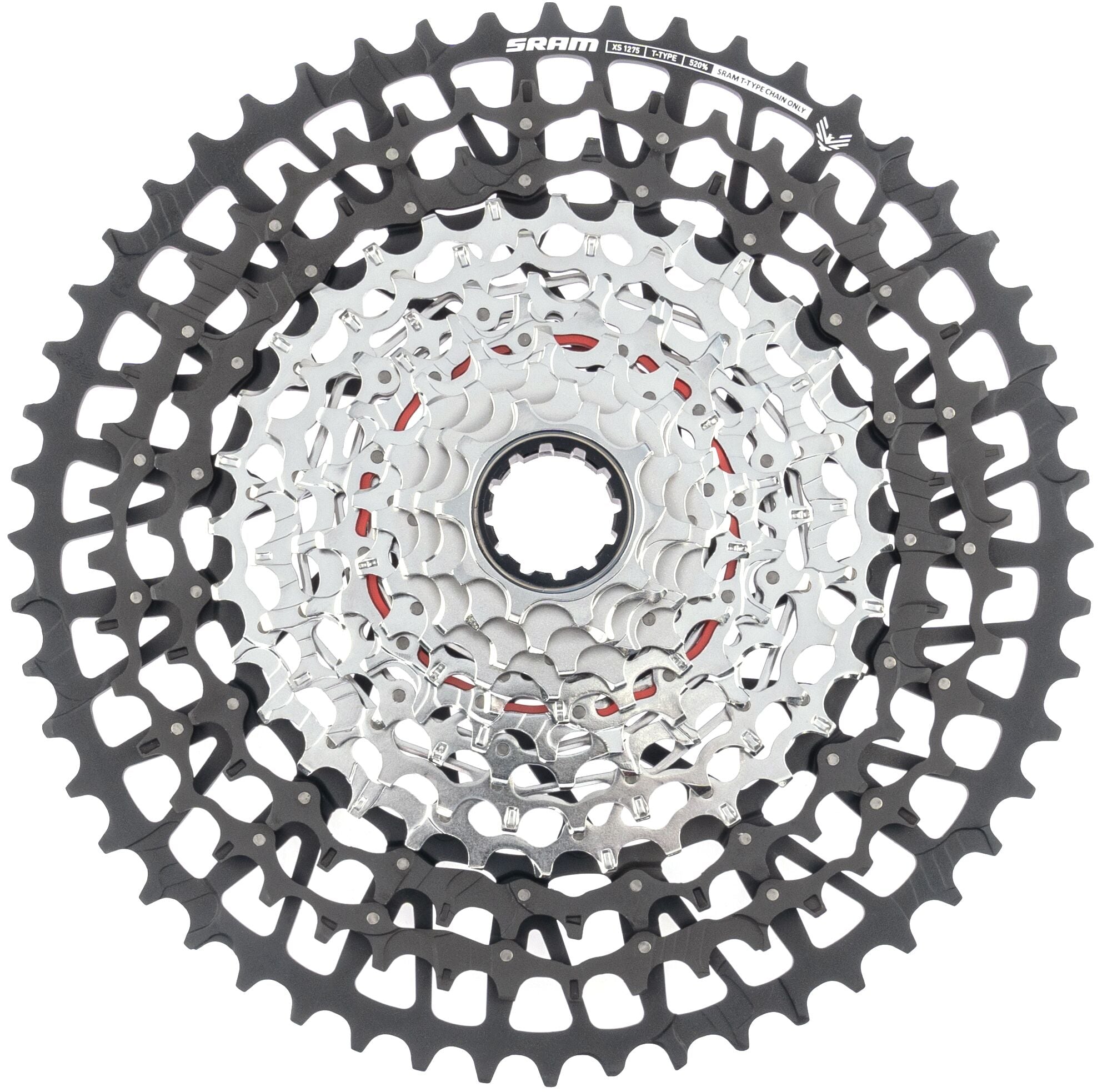 SRAM Cassette GX Eagle XS-1275 T-Type 12 vitesses noire
