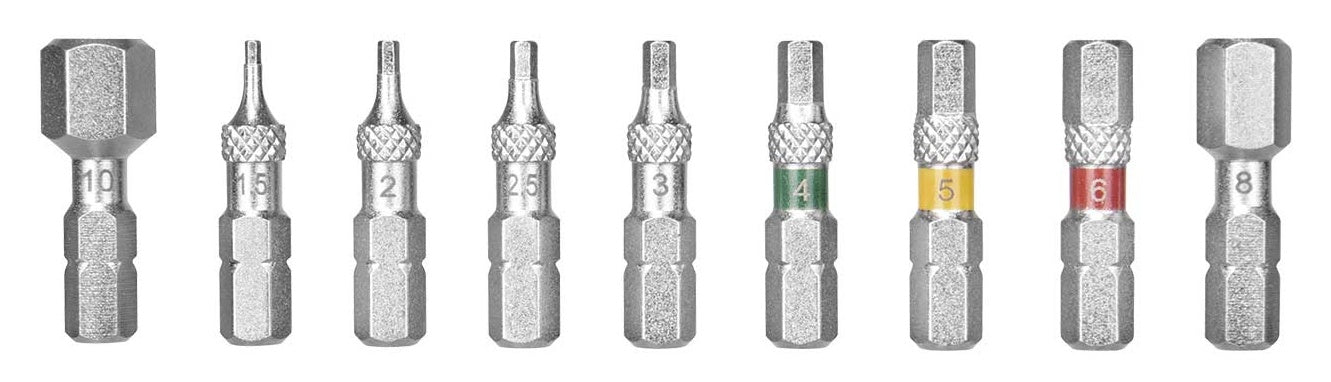 Topeak Jeu de clés Allen 9 pièces