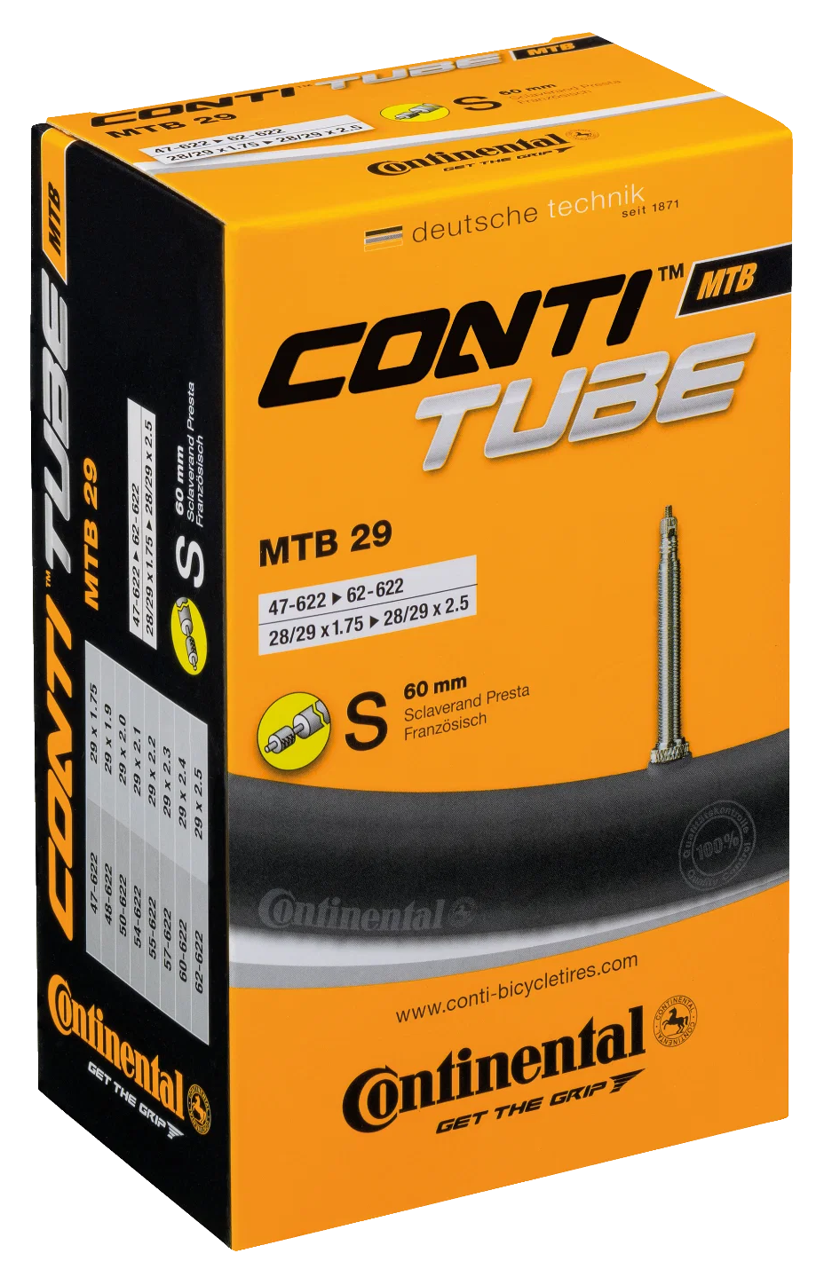Continental chambre à air VTT 29 pouces