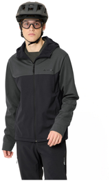 Veste softshell à capuche Qimsa II graphite pour homme VAUDE
