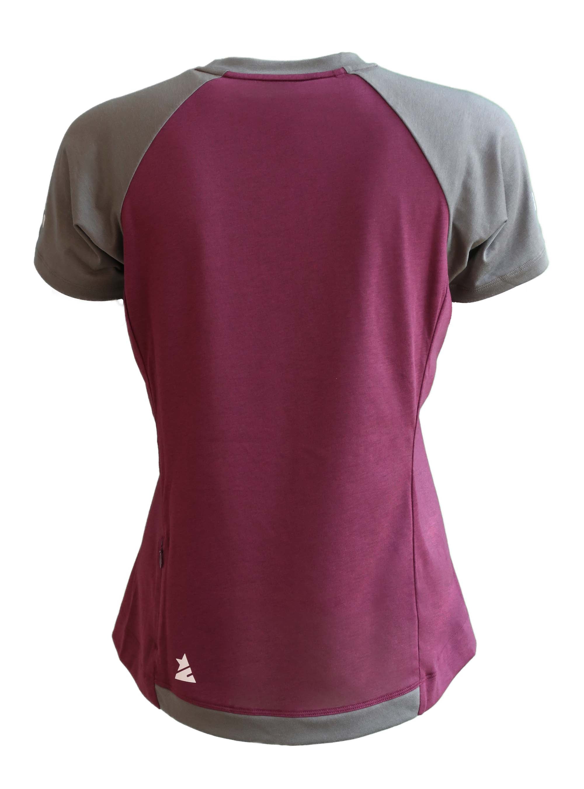 Zimtstern PureFlowz Shirt SS Wmns Windsor Wine/Dusty Olive