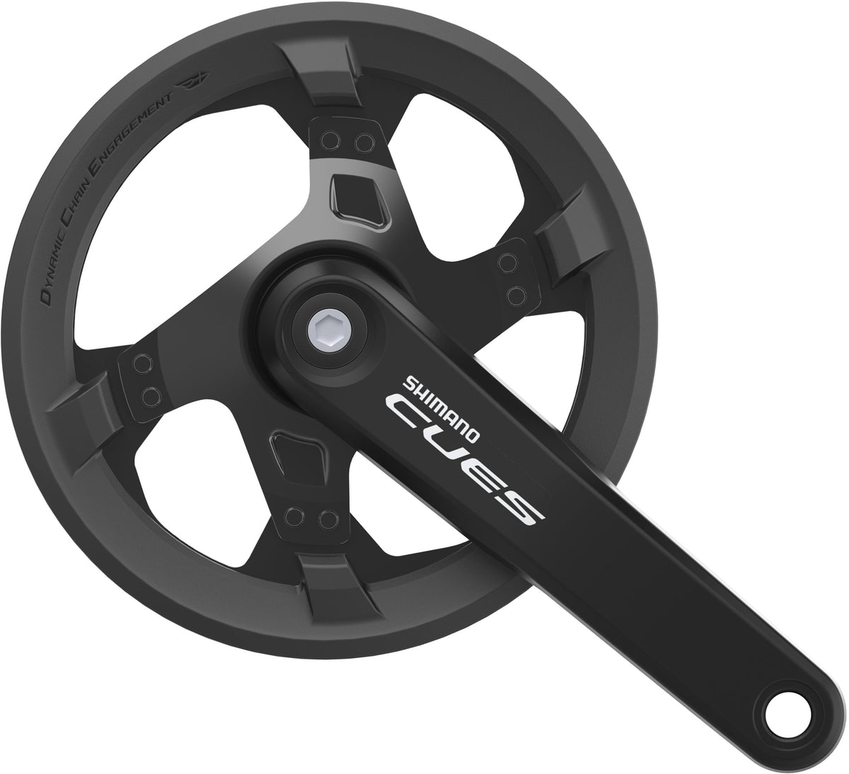 Shimano Cues FC-U4000-1 pédalier 9/10/11 vitesses 42 dents avec protège-chaîne