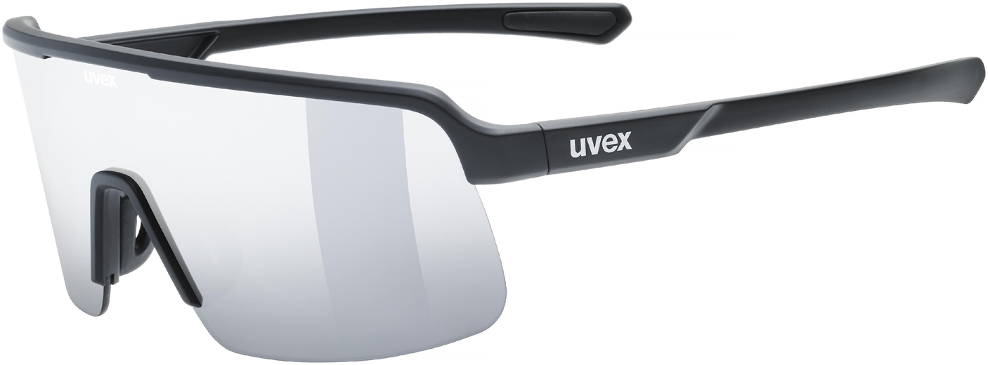 uvex Dyrt Lunettes de vélo Noir Mat / Miroir Argent