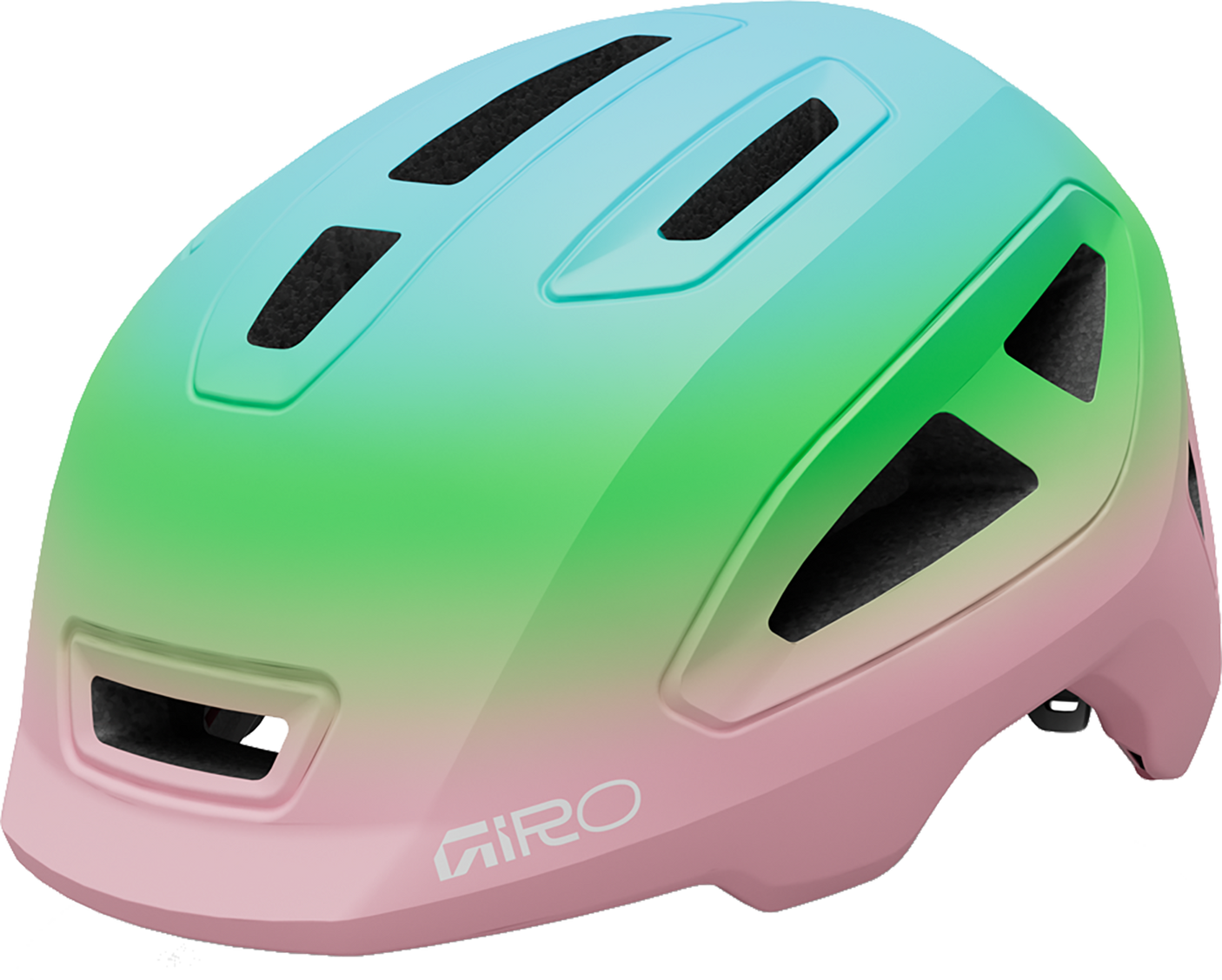 Giro Scamp II Casque enfant mat rose/vert