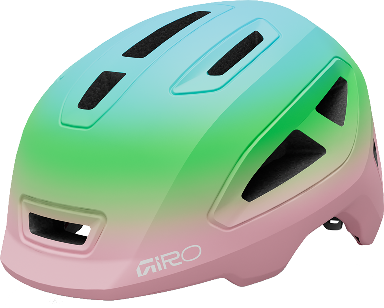 Giro Scamp II Casque enfant mat rose/vert