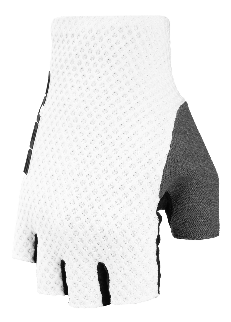 CUBE Gants Race doigts courts blanc