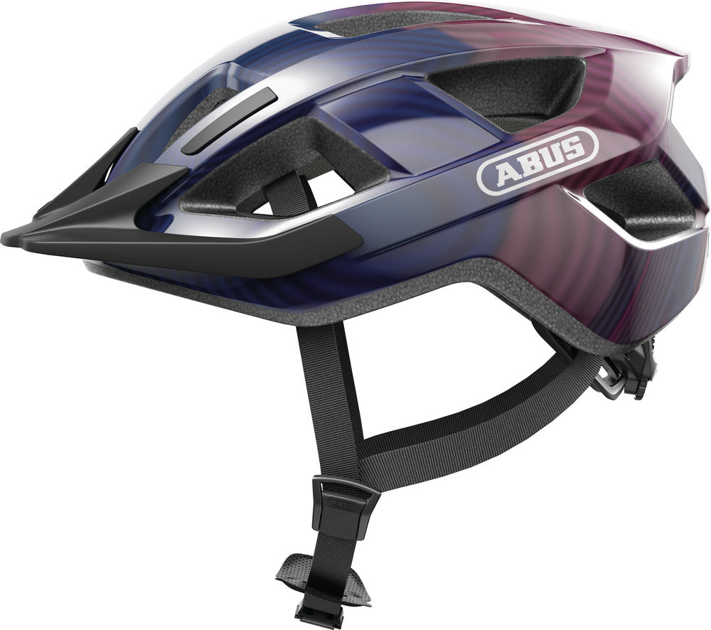 ABUS Aduro 3.0 LED Casque Urban purple waves