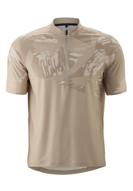 Gonso Adventure Jersey 3/4 Zip homme jonesboro crème
