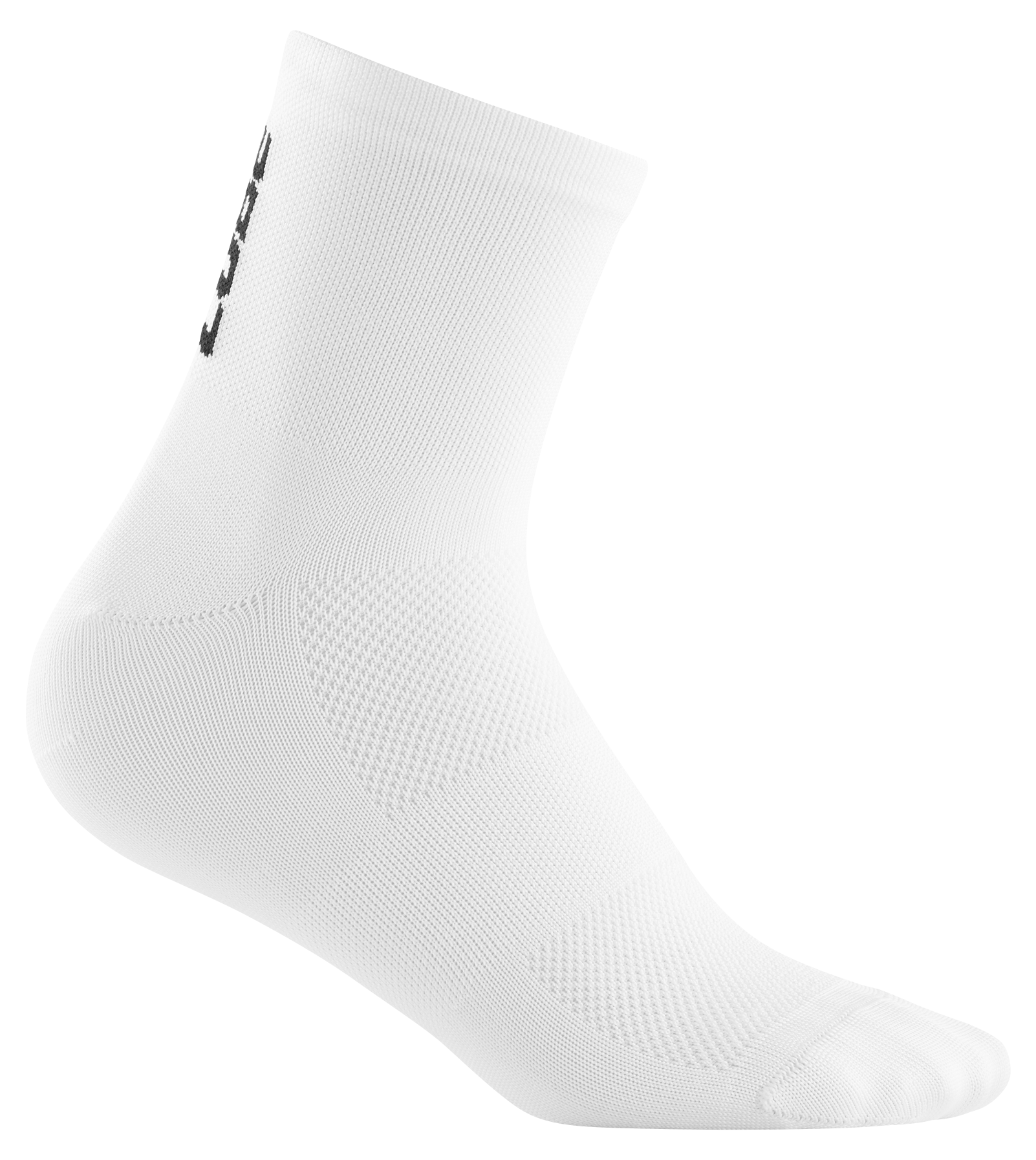 CUBE Chaussette Mid Cut Blackline blanc