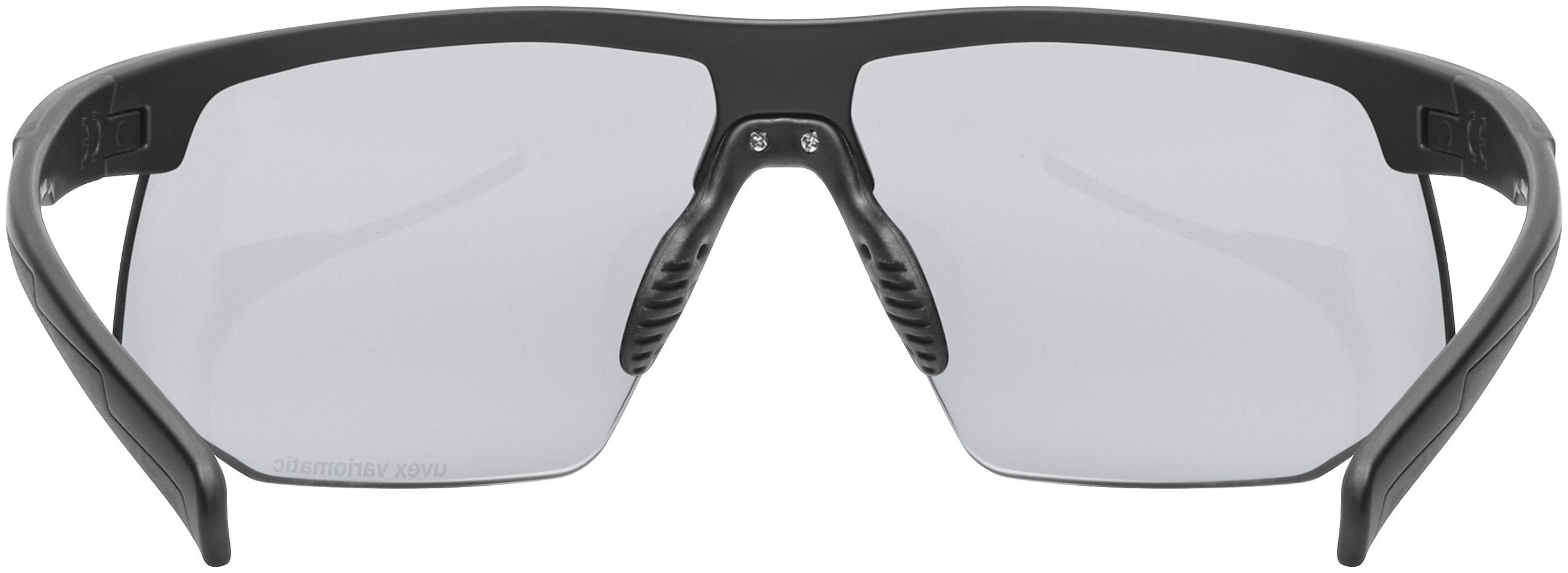 uvex Aerios V Lunettes de vélo Noir Mat / Fumé