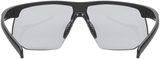 uvex Aerios V Lunettes de vélo Noir Mat / Fumé