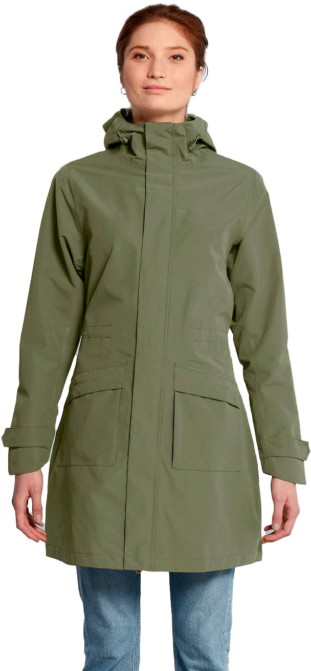 Basil Mosse parka de pluie femme olive