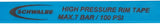 Fond de jante Schwalbe haute pression 28"