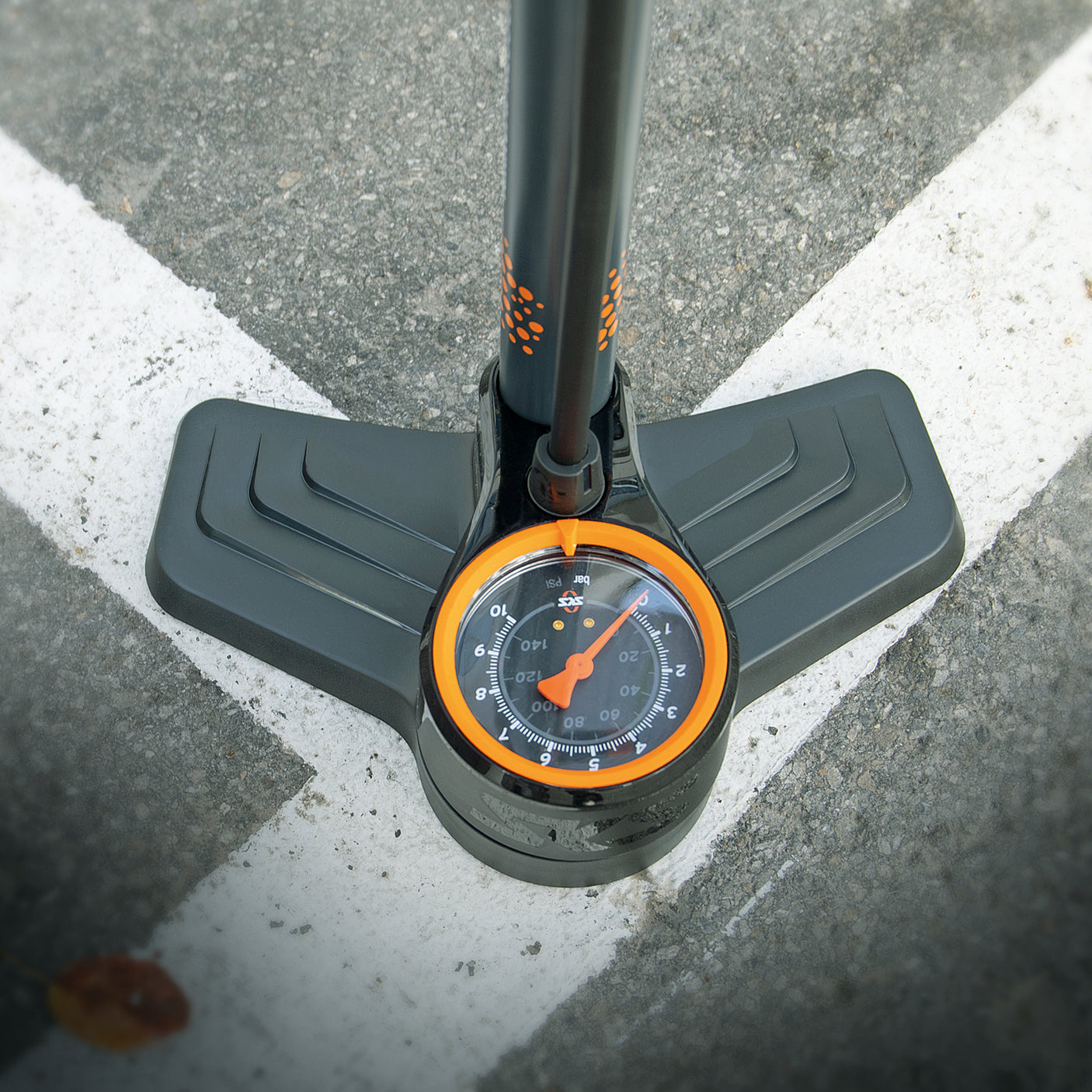 SKS Germany AIRKOMPRESSOR CLIK TEC 10.0 Pompe à pied Black