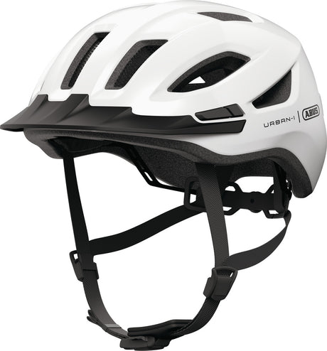 Abus URBAN-I 4.0 Casque urbain blanc brillant