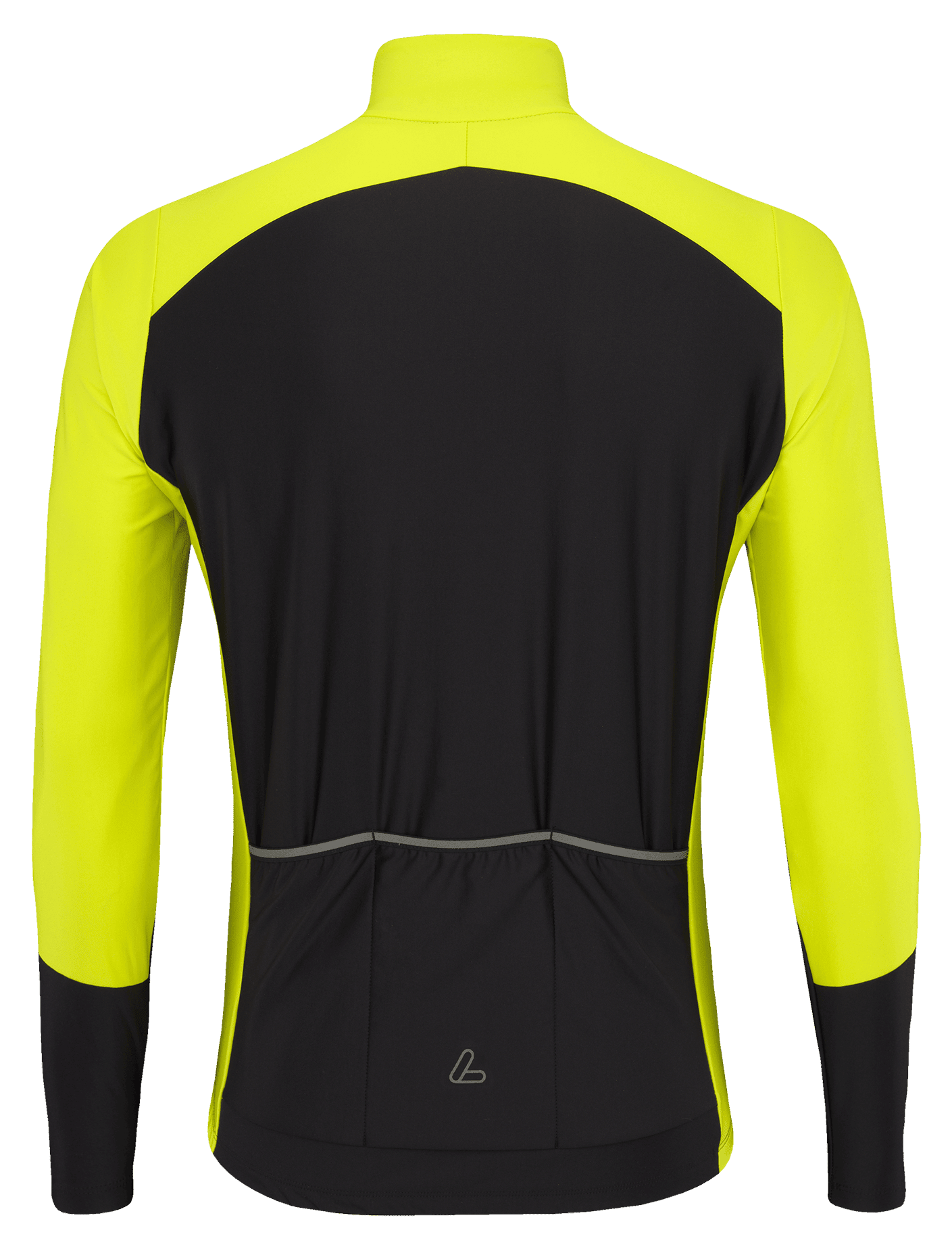Löffler M Maillot VTT Manches Longues Combo Mid Noir/Jaune Néon