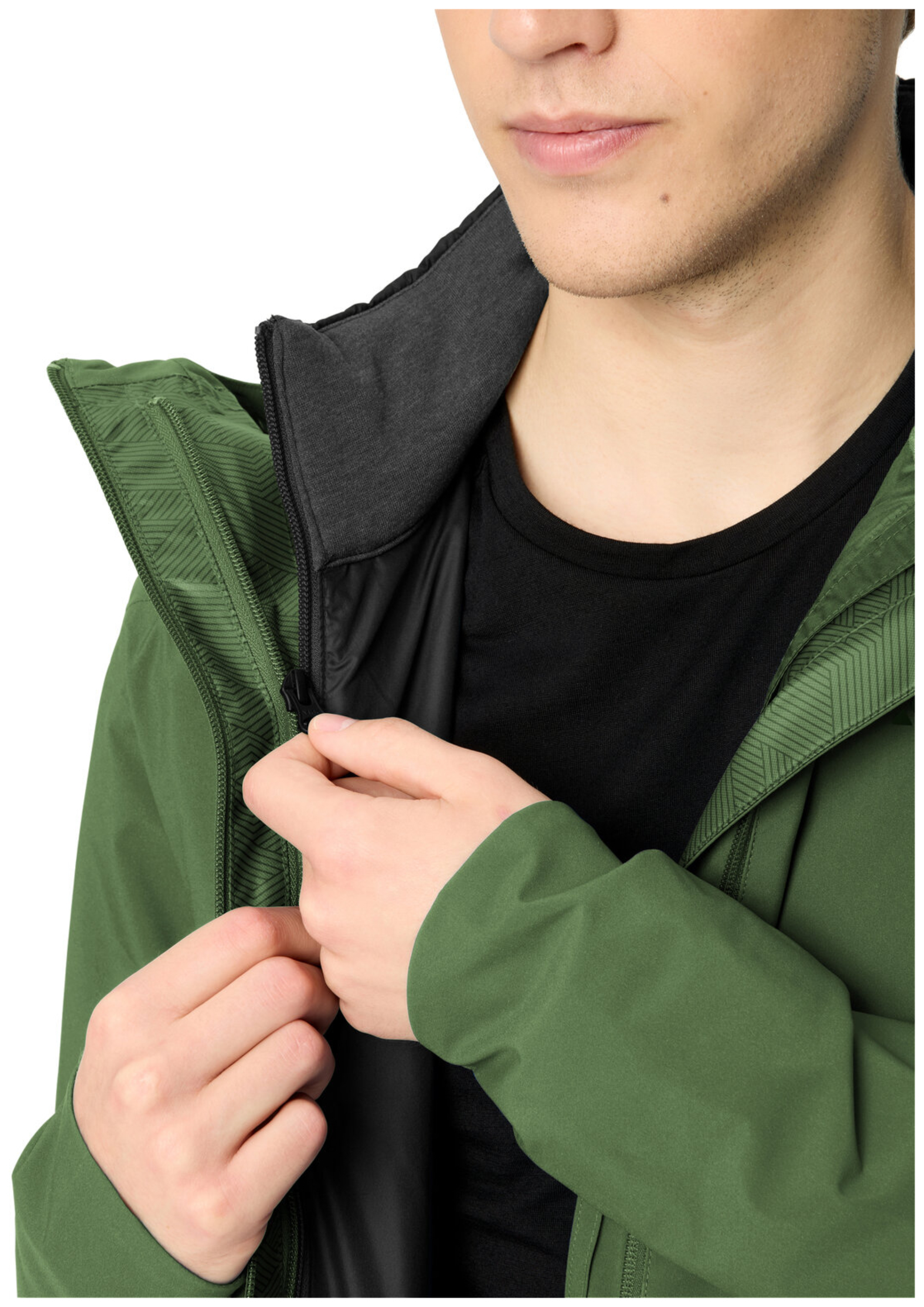 VAUDE Veste 3en1 Yaras II homme thym