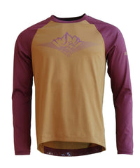 Zimtstern PureFlowz Shirt LS Homme Marron Doré / Windsor Wine