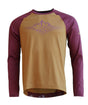 Zimtstern PureFlowz Shirt LS Homme Marron Doré / Windsor Wine
