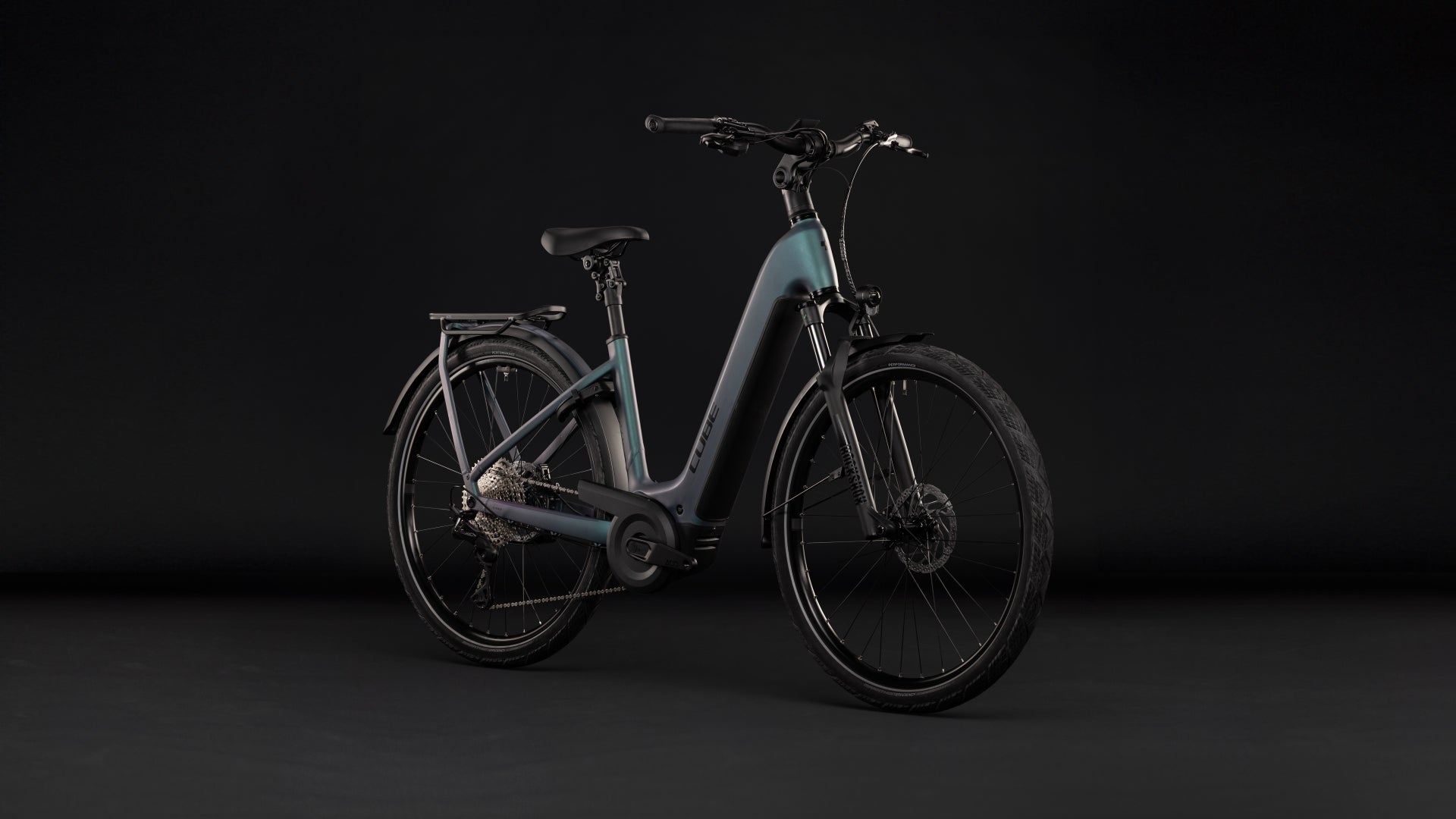 Cube Kathmandu Hybrid Pro 800 Easy Entry vert émeraude´n´black (2027)