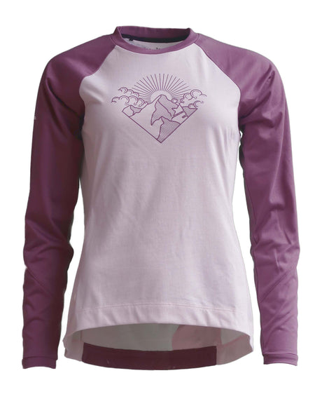 Zimtstern PureFlowz Shirt LS Femme Lilas / Baie