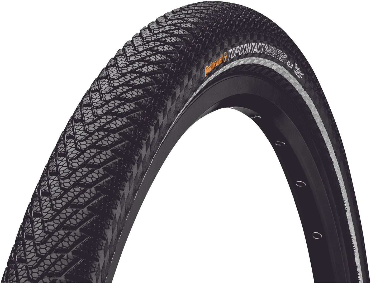 Continental Top CONTACT Winter II Pneu souple Premium 28" Reflex