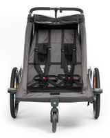 Cube remorque enfant Double PURE noir, gris