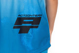CUBE MTB Maillot ROOKIE X Actionteam manches courtes topas bleu