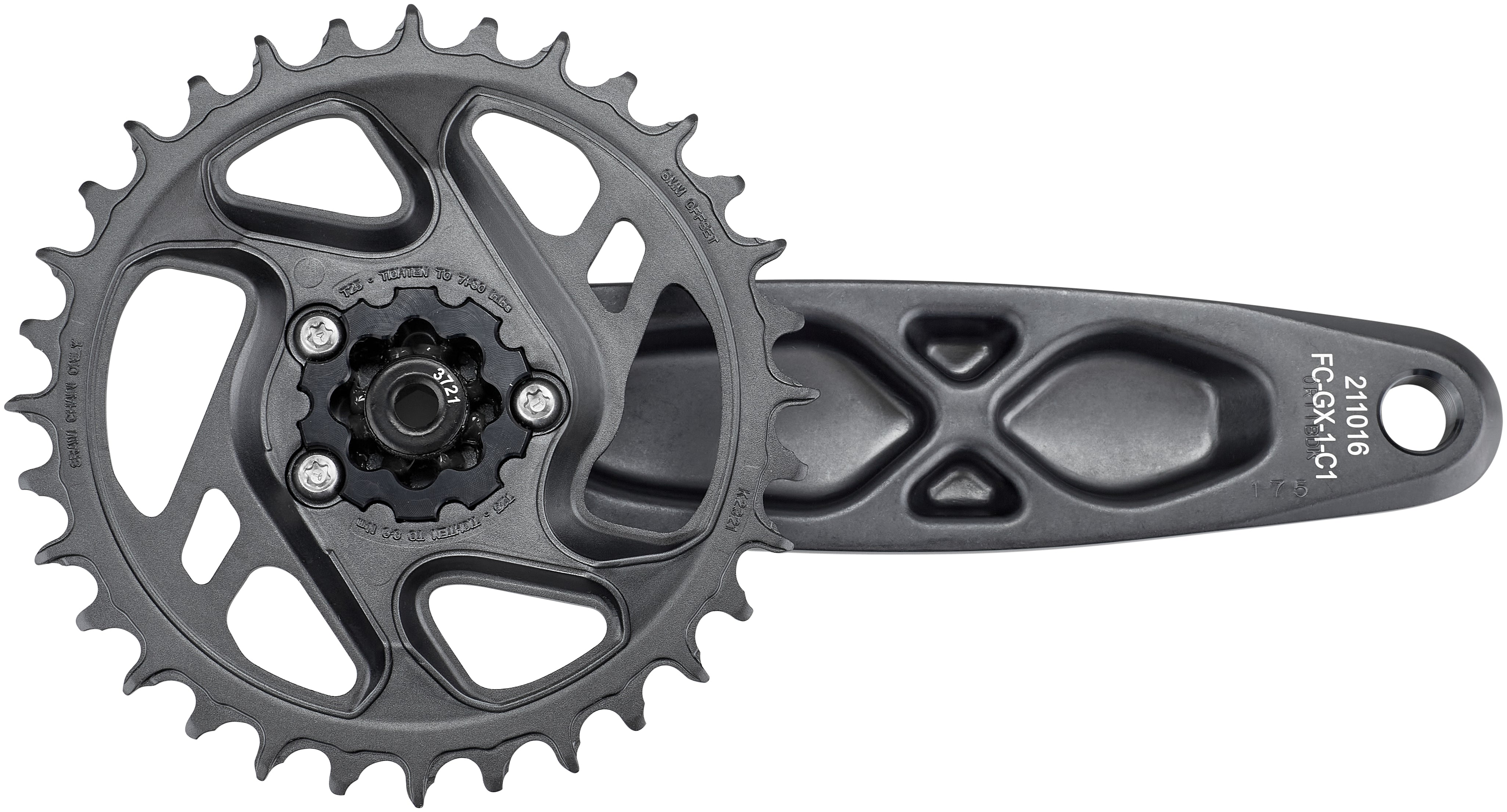 SRAM GX Eagle DUB pédalier 12 vitesses 32 dents DM gris
