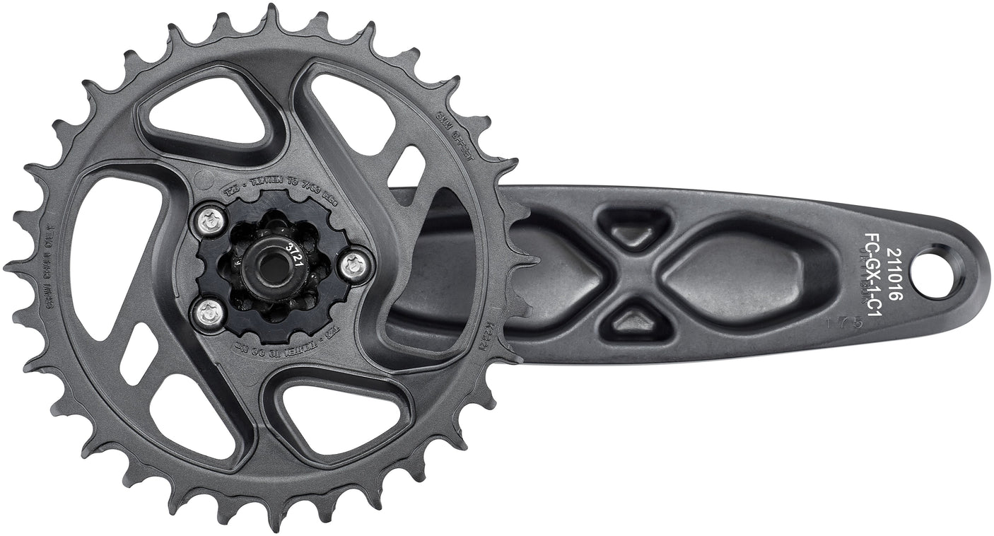 SRAM GX Eagle DUB pédalier 12 vitesses 32 dents DM gris