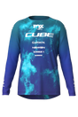 Cube MTB Trikot ROOKIE X Actionteam langarm blue´n´green