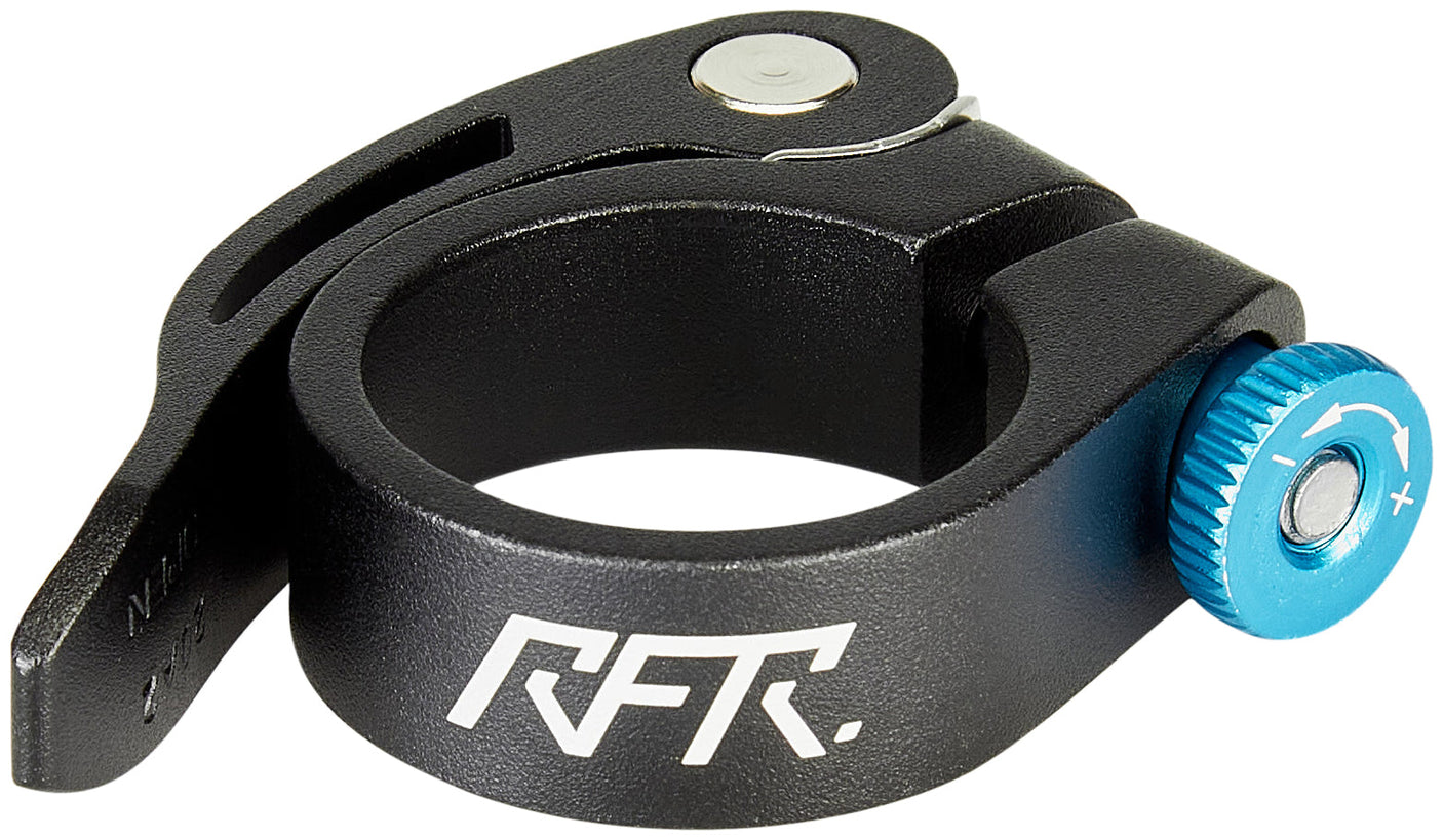 Collier de selle RFR avec serrage rapide 34,9 mm black´n´blue
