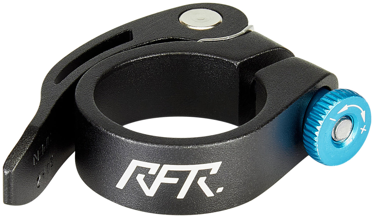 Collier de selle RFR avec serrage rapide 34,9 mm black´n´blue