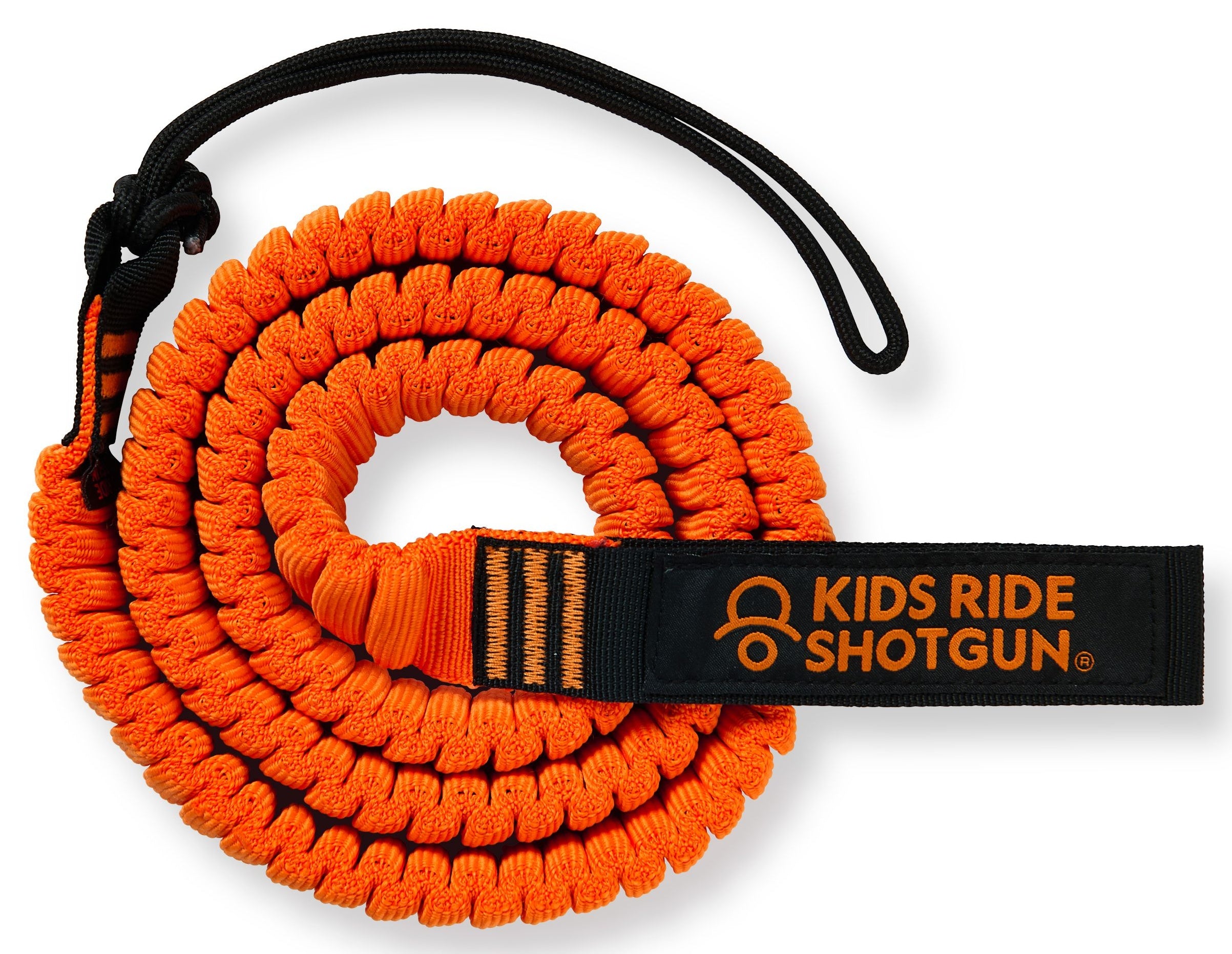 Kids Ride Shotgun MTB Tow Rope Corde de remorquage 1,7 - 3,3 m orange
