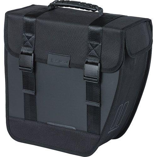 Basil Tour Sacoche de porte-bagages étanche droite 14l noir