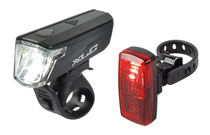 XLC Capella CL-S20 kit d'éclairage StVZO noir/rouge