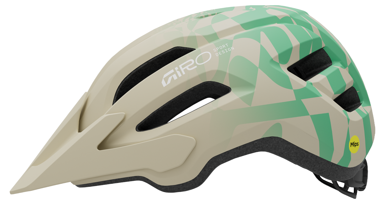 Giro Fixture II casque VTT mat pierre/green rush