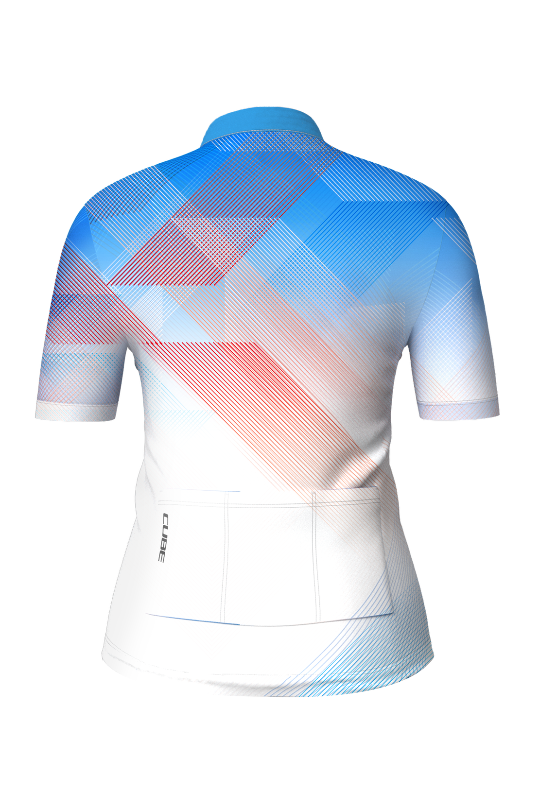 Cube WS Maillot CMPT TEAMLINE manches courtes blanc