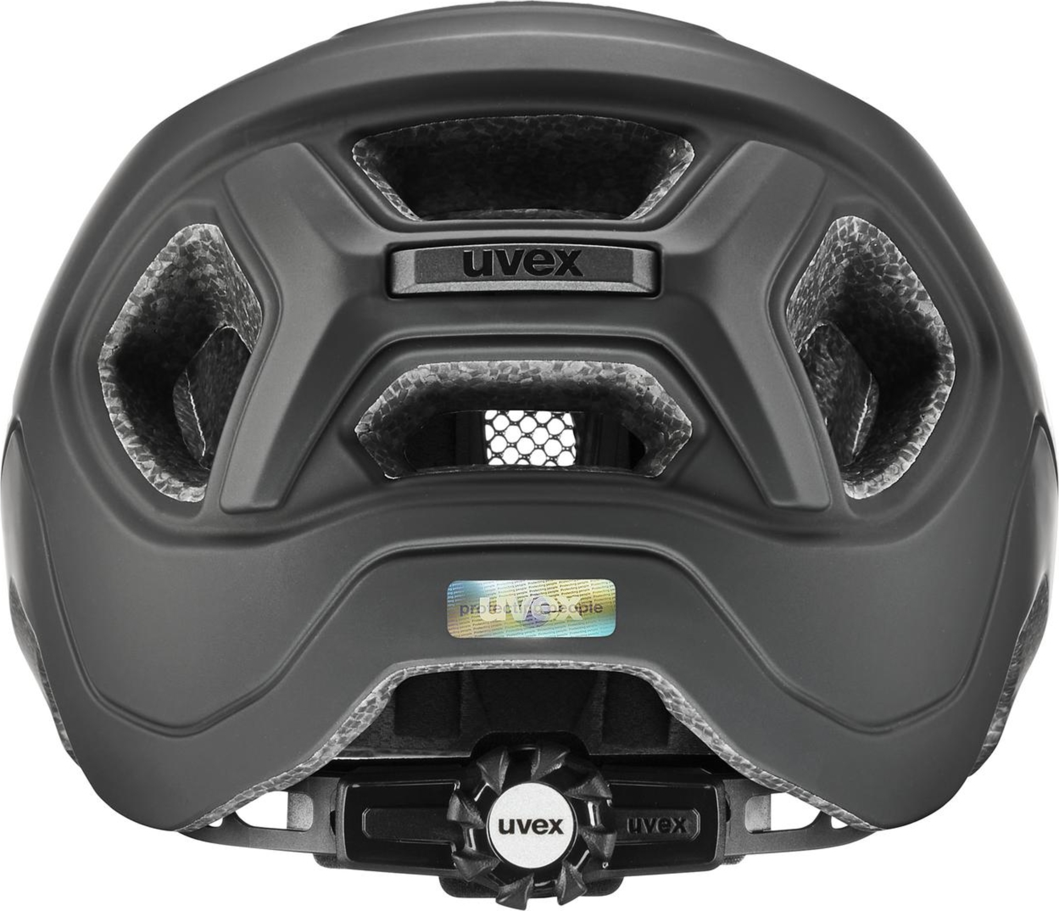 uvex React Jr. Casque enfant Blanc-Noir Mat