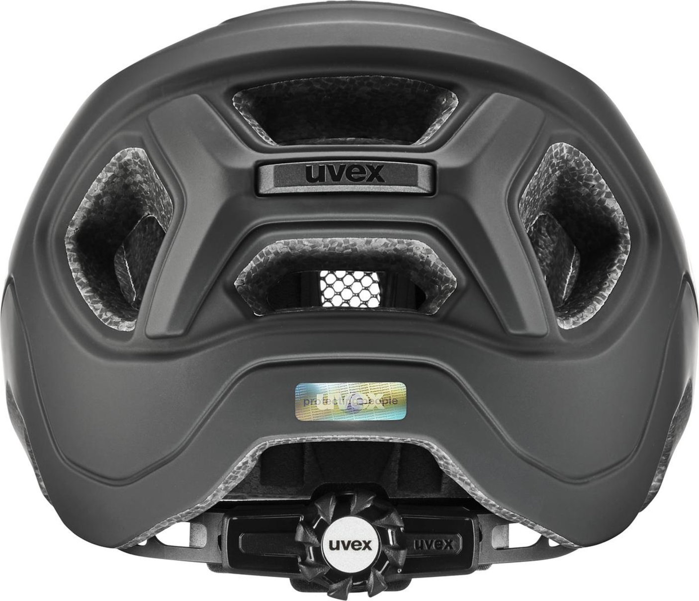 uvex React Jr. Casque enfant Blanc-Noir Mat