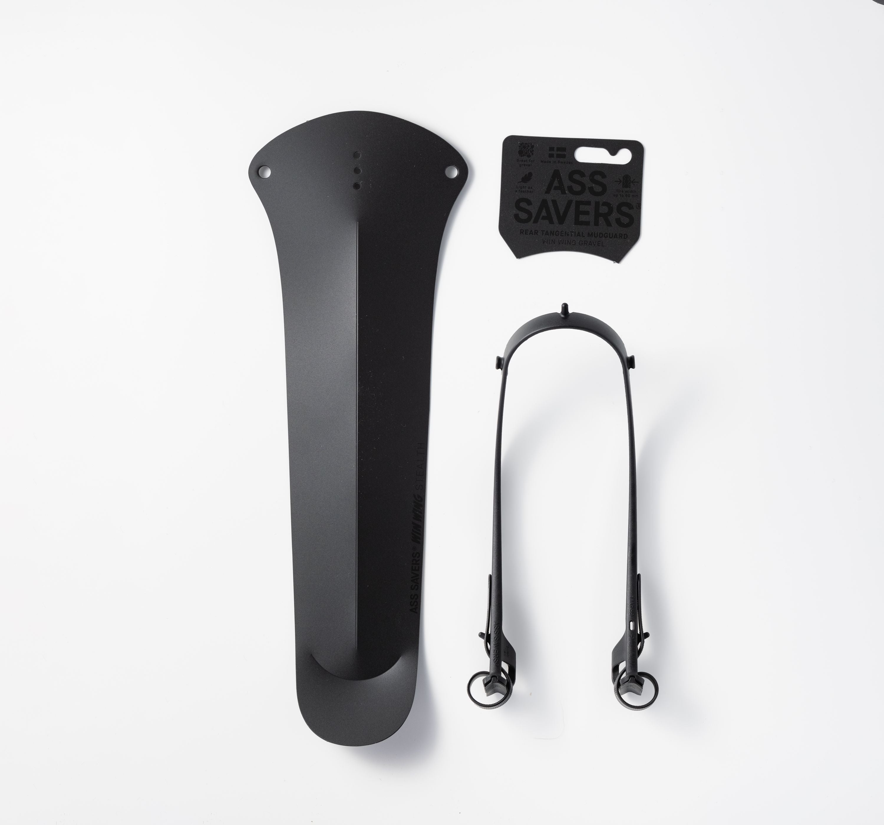 Ass Savers WGS-2 Win Wing Gravel garde-boue arrière stealth