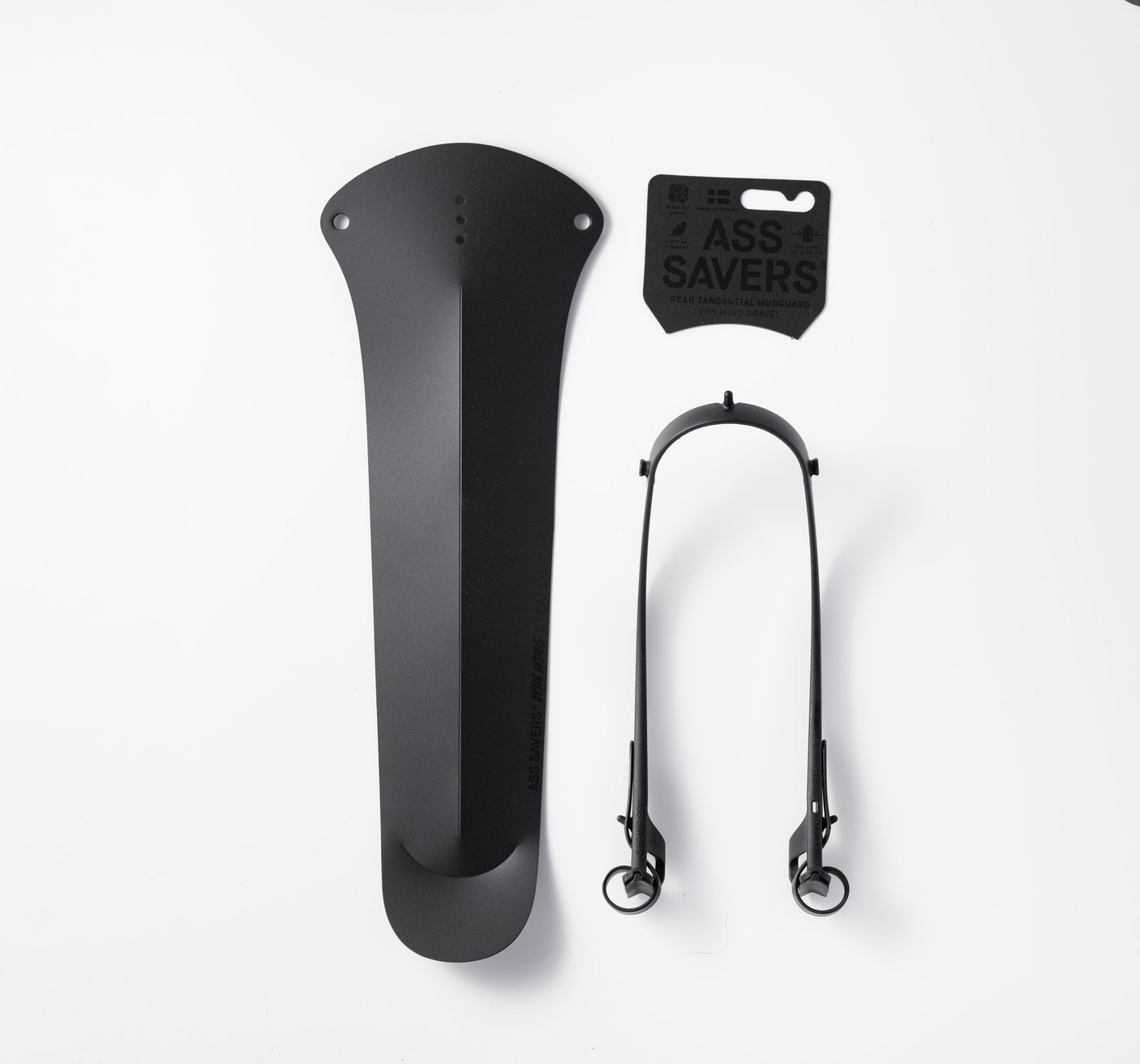 Ass Savers WGS-2 Win Wing Gravel garde-boue arrière stealth