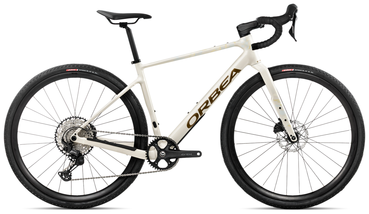 Orbea TERRA H30 1X Ivoire Blanc - Vert Olive Métallisé (Brillant)