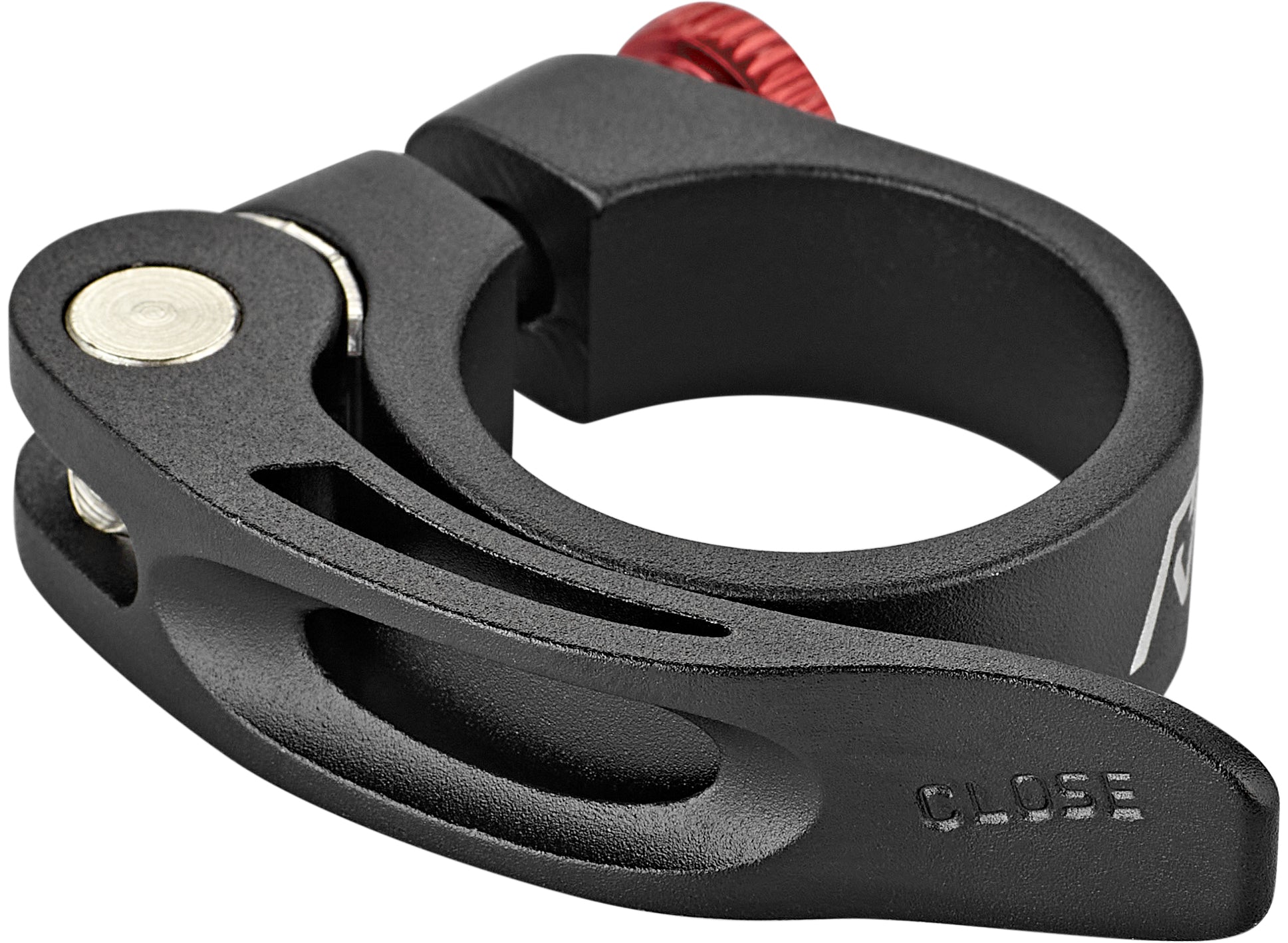 Collier de selle RFR avec levier rapide 31,8 mm black´n´red