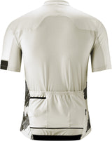 Gonso Ardole Maillot de vélo à manches courtes zippé intégral Homme blanc/gris