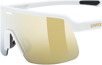uvex Dyrt Lunettes de vélo Blanc Mat / Miroir Or