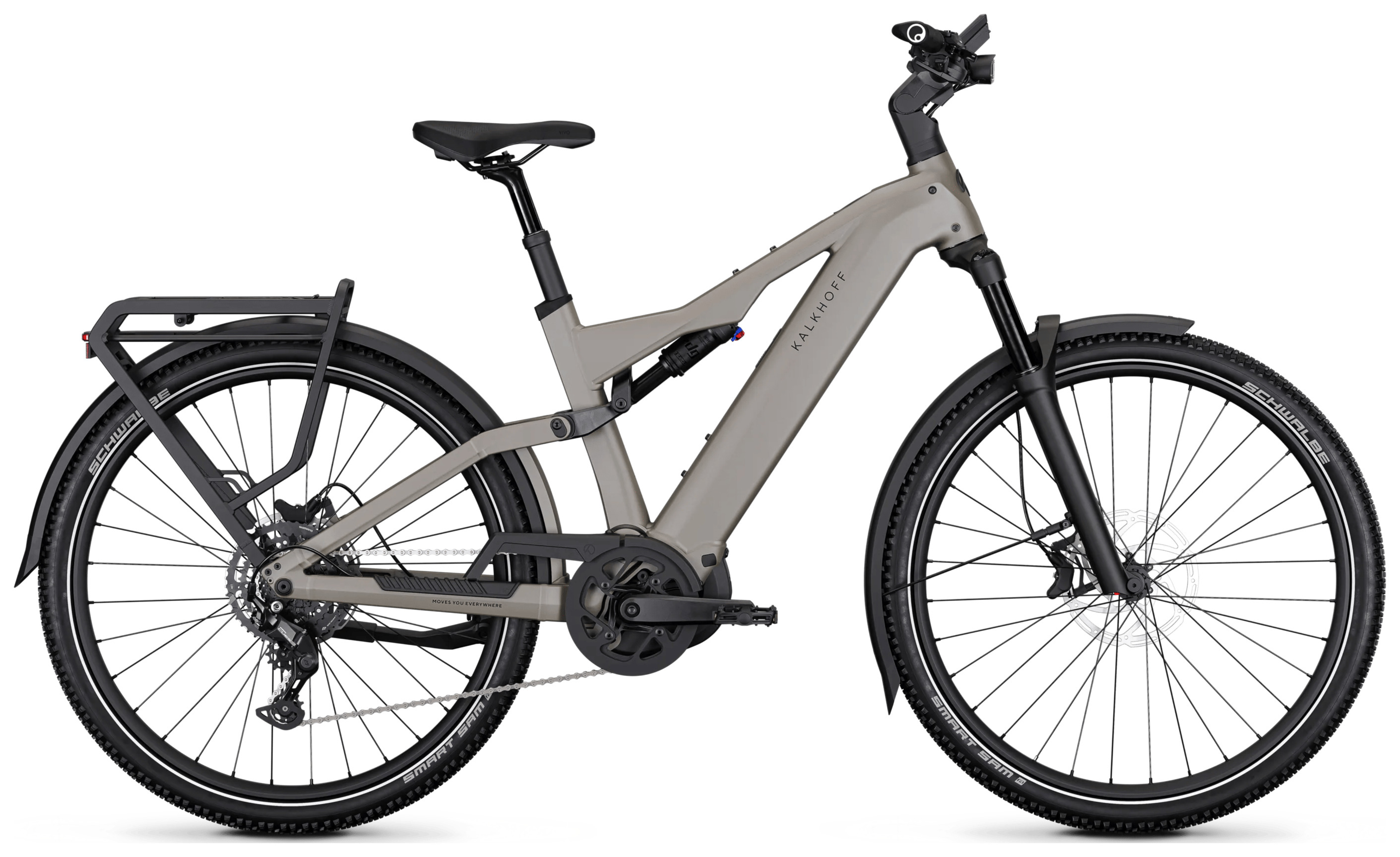 Kalkhoff ENTICE 7+ MOVE 800 Wh Diamant 800 moonstonegreymatt