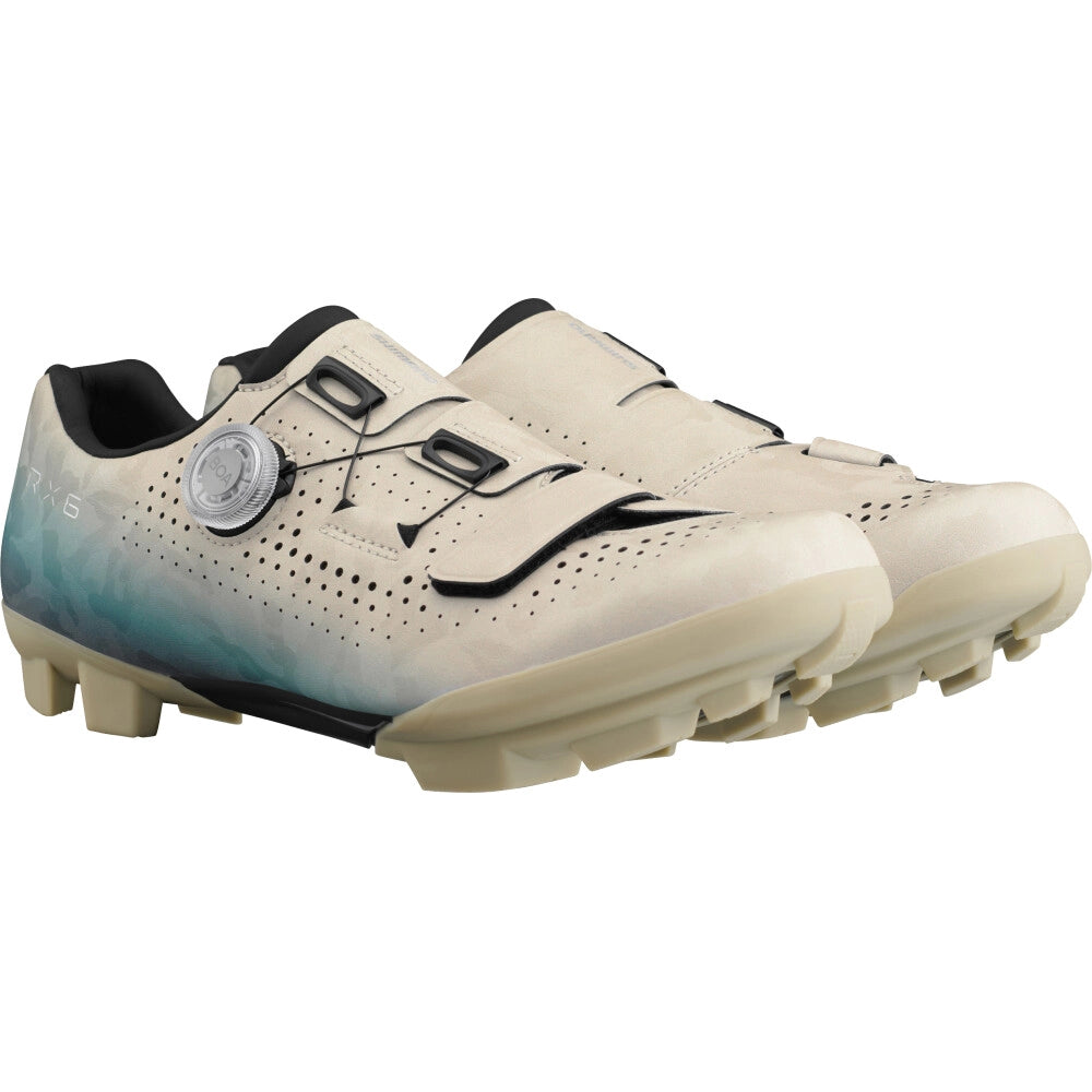 Shimano RX600 chaussures Gravel beige/bleu