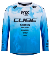 CUBE MTB Maillot ROOKIE X Actionteam manches longues topas bleu