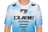 CUBE VTT Maillot X Actionteam manches courtes homme topas blue